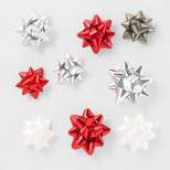 20ct Red/White/Silver Christmas Bow Bag - Wondershop™