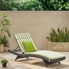 Christopher Knight Home Salem Outdoor Wicker Armless Adjustable Chaise Lounge with Cushion - 2 of 4