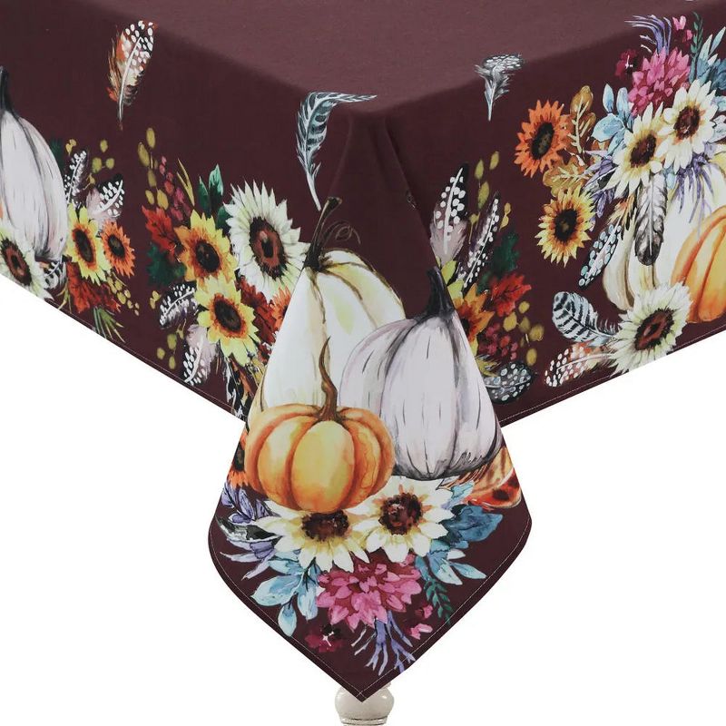 Laural Home Fall Feathers Rectangle Tablecloth, 1 of 4