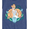 Girls' - Disney Princess - Cinderella Midnight Pumpkin Fitted Short Sleeve Graphic T-Shirt - 2 of 4