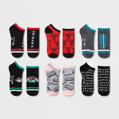 Women's Friends 6pk Low Cut Socks - Assorted Color 4-10
