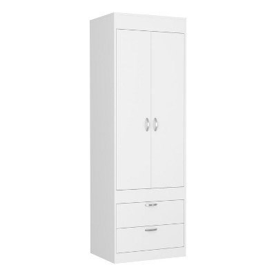 NicBex Armoire Wardrobe Closet Storage Cabinet with Double Doors for Bedroom