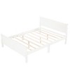 Lyngins Twin Size Bed Frame with Hollow Headboard & Footboard, Solid Wood Platform Bed Frame, Minimalist Platform Bed, Wooden Slat Suppor - 3 of 4