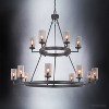 Urban Ambiance Luxury Rustic Chandelier,  40-3/8" x 47-1/8",  Charcoal Finish, UHP2893 - 3 of 4