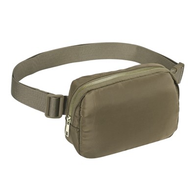 Unique Bargains Waterproof Adjustable Strap Ample Storage Fanny Packs for Traveling