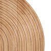Kate & Laurel All Things Decor 24"x24" Furrow Wood Art Plaque Natural - 3 of 4