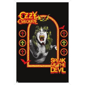Trends International Ozzy Osbourne - Speak Of The Devil Framed Wall Poster Prints - 1 of 4