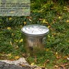 Round Galvanized Steel, Trash Can with Lid - Durable Metal Bucket for Backyard, Lawn, Garden and Yard Use - 2 of 4
