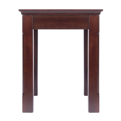 Cappuccino Wood 3-Piece Rectangular Nesting Tables