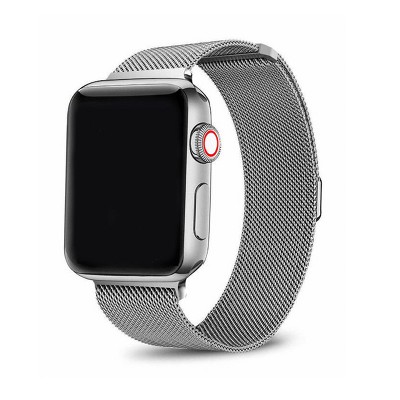 Posh Tech Infinity Mesh Stainless Steel Band for Apple Watch - Silver - 44/45/46/49mm