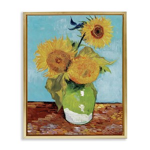 Stupell Industries Van Gogh Sunflowers Floating Frame Canvas Art - 1 of 4