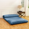 NicBex Velvet Bean Bag Chair with High Density Foam Filling,Large Folding Matress Lazy Sofa Chair,Modern Lounge Chair for Living Room - 2 of 4