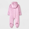 Baby Girls' Bunting Puffer Snowsuit - Cat & Jack™ - 2 of 4
