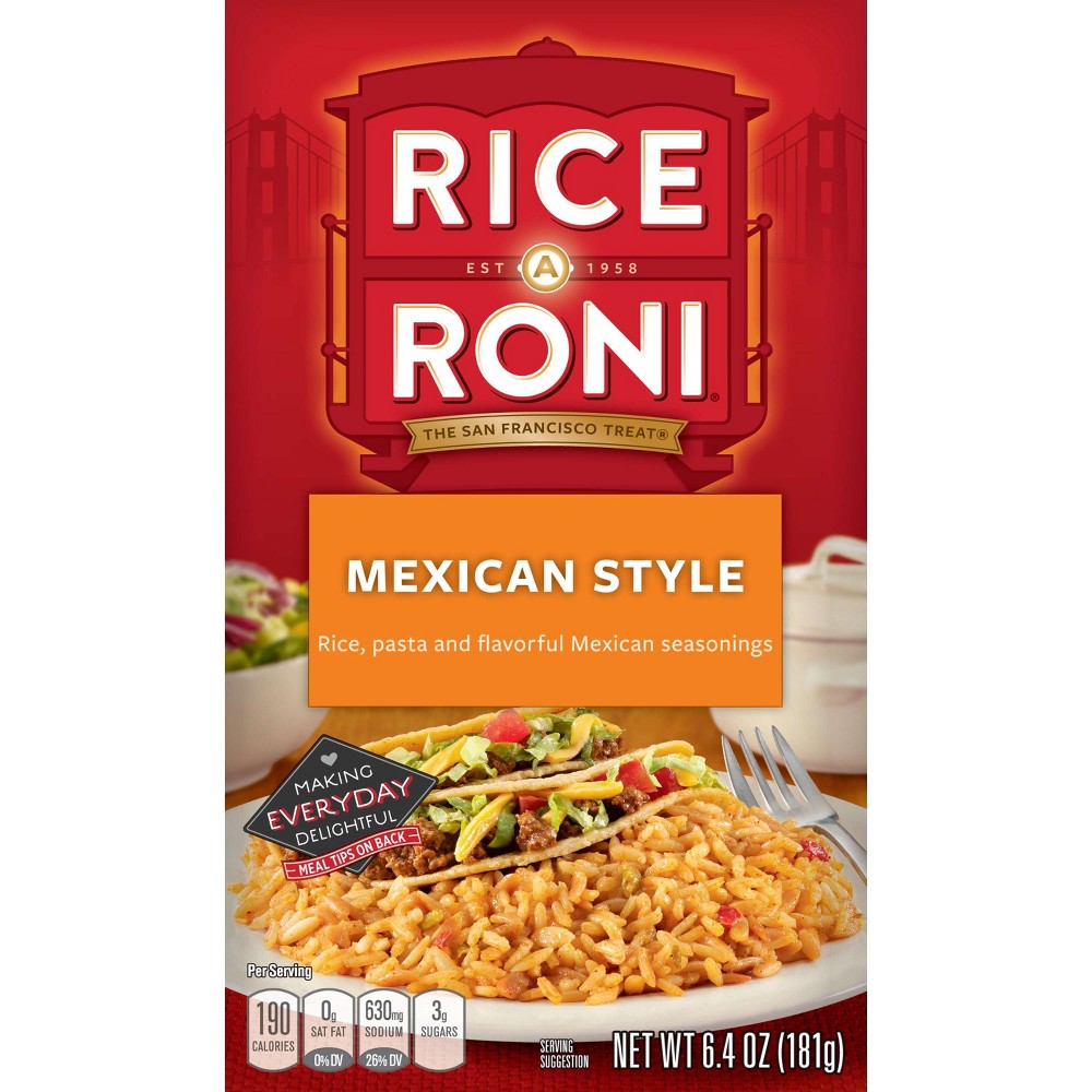 UPC 015300430785 product image for Rice A Roni Mexican Style Rice Mix - 6.4oz | upcitemdb.com