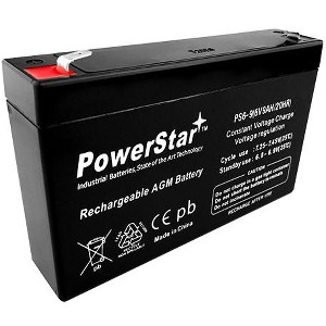 Banshee NP7-6 6V 9AH SLA Rechargeabl Battery, for UPS Systems, Emergency - 1 of 1