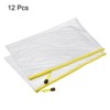 Unique Bargains Mesh Zipper File Pouch Document Folders 12 Pcs - 3 of 4
