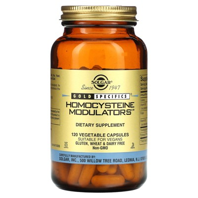 Solgar Gold Specifics, Homocysteine Modulators, 120 Vegetable Capsules
