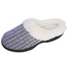 Roxoni Women’s House Slippers Knit Fleece Lined Cozy Clog House Shoes - 4 of 4