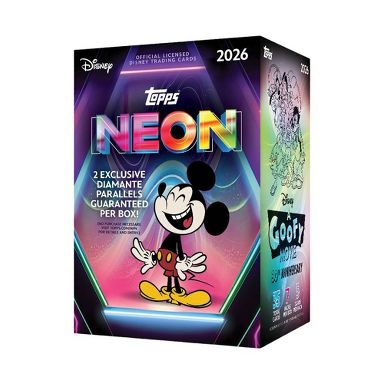 2026 Topps Disney Neon Trading Card Value Box