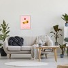 Stupell Industries Romantic Bumblebees Pink Hearts Black Framed Giclee Art - 2 of 4