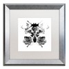 Trademark Fine Art -Robert Farkas 'Rorschach' Matted Framed Art - 2 of 4