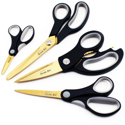 BergHOFF Studio 4Pc Gold Series Titanium Scissors Set