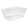  Rubbermaid Cleverstore Home/Office 6 Quart Clear Plastic  Storage Tote Container Box Bin with Lid for Garage or Basement, (12 Pack) :  Everything Else