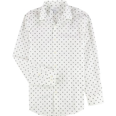 bar III Mens Max Record Button Down Dress Shirt