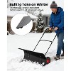 Heavy Duty Snow Shovel for Driveways and Walkways – Durable Metal Blade, Comfortable Handle, Ideal for Clearing Snow in Yards and Gardens - 3 of 4