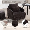 Modern Accent Chair Lounge Chair with Studded, Solid Wood Frame for Bedroom, Living Room - 4 of 4