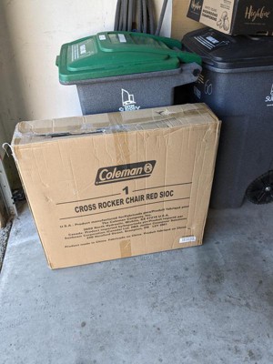 Coleman Cross Rocker Outdoor Portable Chair - Deep Ocean : Target