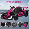 Kids Go Kart,24V  Electric Drift Kart Car with Adjustable Seat,IDE On Toy with 4 Speed Mode,Big Battery for Age 6-12 - 3 of 4