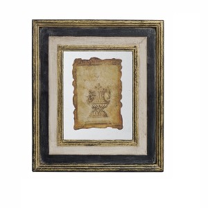 Dexmalle Framed Antiqued Sculpture Print Wall Decor - 1 of 4