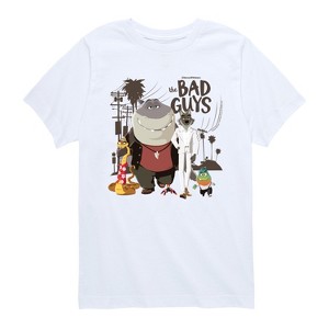 Boys' - The Bad Guys - Mr. Wolf and Friends Short Sleeve Graphic T-Shirt - 1 of 4