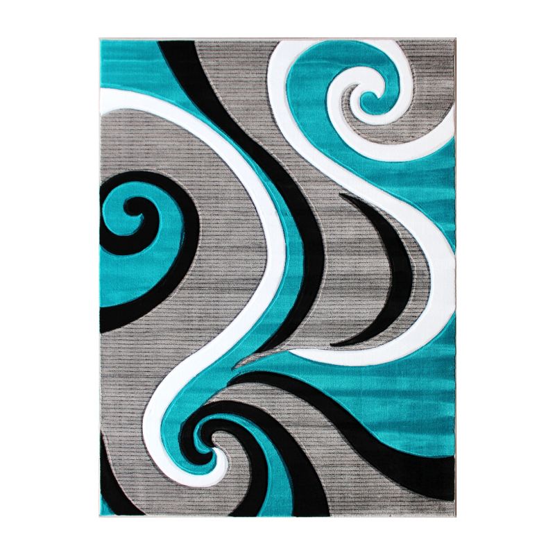 Masada Rugs Sophia Collection Modern Contemporary Hand Sculpted Area Rug, 1 of 7