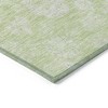 Artichoke Green Mint Green And Ivory Floral Washable Indoor Outdoor Area Rug - 4 of 4
