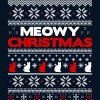 Men's Design By Humans Meowy Christmas Funny Xmas Gift Shirt By thebluebabi Tank Top - 2 of 3