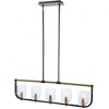 Artcraft Lighting Cheshire 5 - Light Island Pendant Light in  Black/Brass - 2 of 4