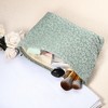 Unique Bargains Portable Travel Floral Canvas Zipper-Closure Makeup Bag 1 Pc - 3 of 4