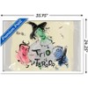 Trends International Disney Tim Burton's The Nightmare Before Christmas - Ink Trio Terror Framed Wall Poster Prints - 3 of 4