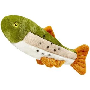 ZippyPaws Fluff and Tuff Ruby The Rainbow Trout - 1 of 2