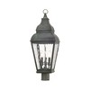 Livex Lighting Exeter 3 - Light Post Light in  Charcoal - 2 of 4