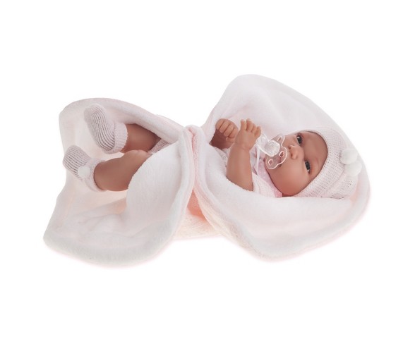 Antonio Juan Baby Tonet 13" Baby Doll With Blanket - Girl