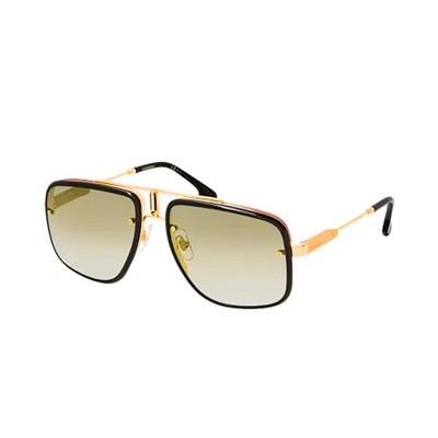 Carrera CA GloryII 001_86 Unisex Rectangle Sunglasses Yellow Gold 59mm