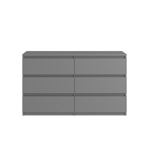 NicBex 6 Drawer Dresser for Bedroom,Modern Style Drawers with Free Handle,Dressers for Kids Room,Living Room,Entry and Hallway - 1 of 4
