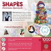 MasterPieces Contours - Snowman Spectacle Shaped 1000 Piece Jigsaw puzzle - 4 of 4