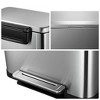 Coucheta Stainless Steel Trash Can Collection - Pedal-Operated Bins with Inner Buckets & Soft-Close Lids, Multiple Capacity Options - 3 of 4