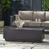 VYNXARIA 40" Outdoor 50000 BTU Rectangular Iron Propane Fire Pit, Dark Grey (Tank Cover not Included) - 2 of 4