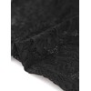 INSPIRE CHIC Women's See-Through Cut Out Long Sleeve Fitted Lace Floral Top - 4 of 4