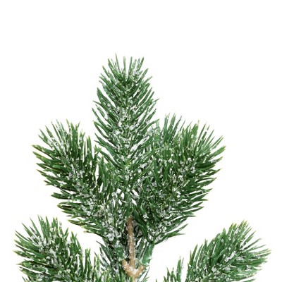 Frosted Pine Tabletop Christmas Tree with Burlap Base